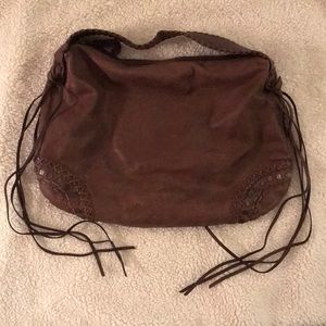 Juicy Couture brown leather hobo bag